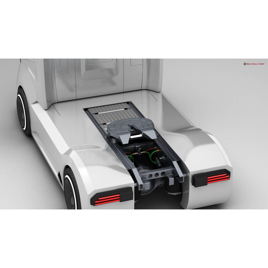 Generic Future Truck EV 3D Model – High Poly Vehicle, FBX, OBJ - View 13