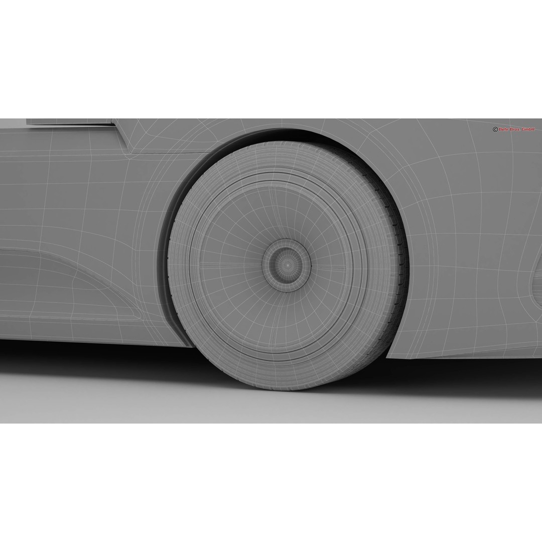 Generic Future Truck EV 3D Model – High Poly Vehicle, FBX, OBJ - View 26