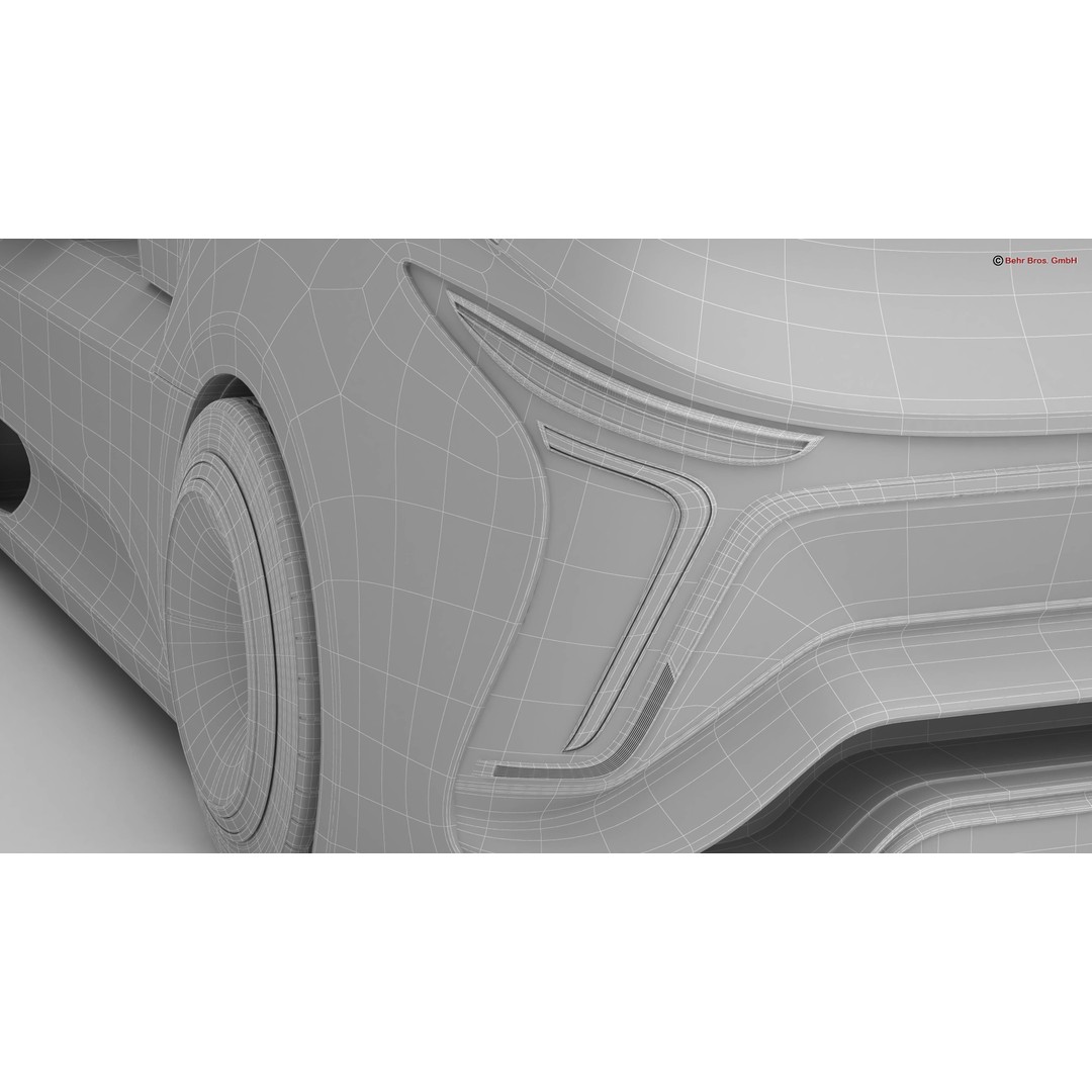 Generic Future Truck EV 3D Model – High Poly Vehicle, FBX, OBJ - View 27