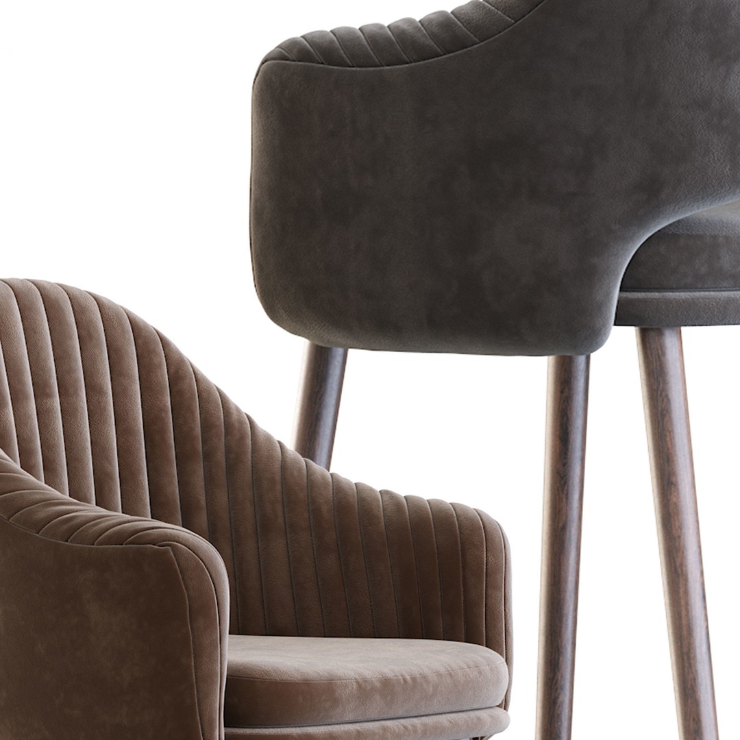 Deephouse Barstool 3D Model – Industrial Modern Chair, FBX & OBJ - View 13