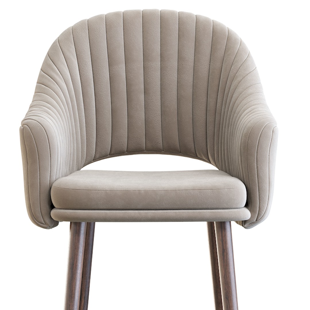 Deephouse Barstool 3D Model – Industrial Modern Chair, FBX & OBJ - View 20