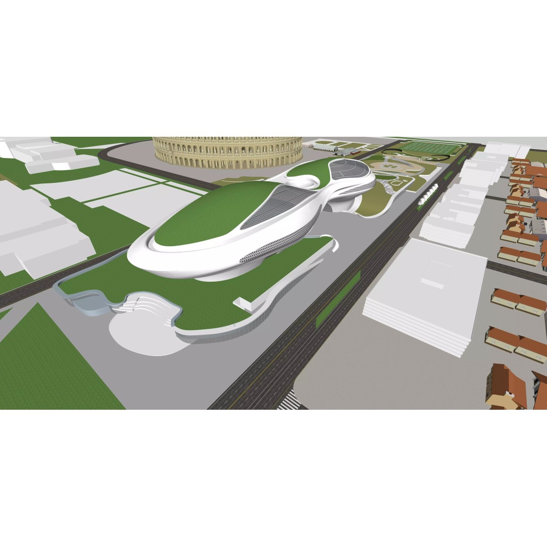 Lucas Narrative Art Museum 3D Model – Architectural Organic Design, Rhino - View 13