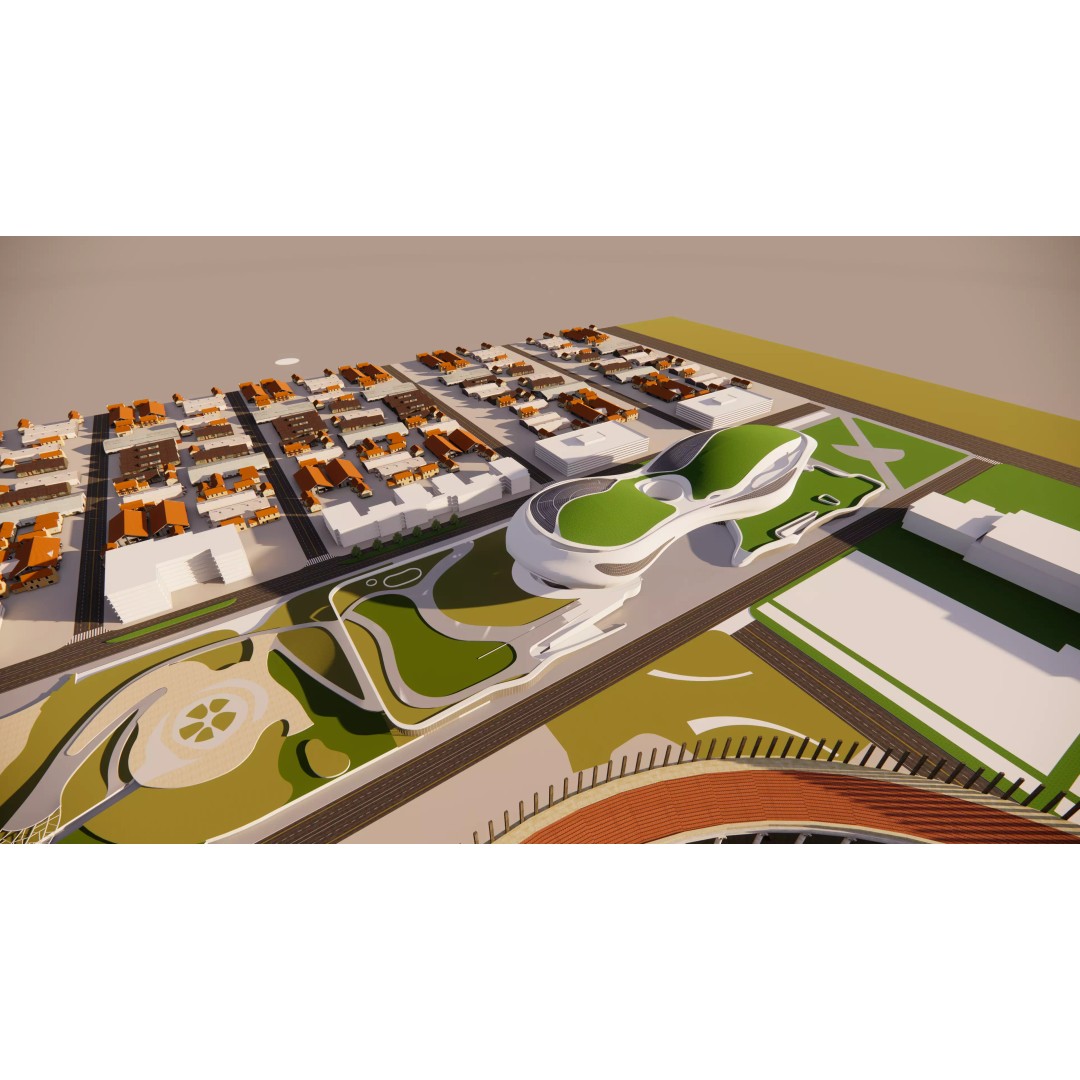 Lucas Narrative Art Museum 3D Model – Architectural Organic Design, Rhino - View 17