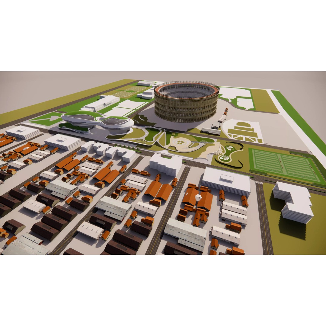 Lucas Narrative Art Museum 3D Model – Architectural Organic Design, Rhino - View 18