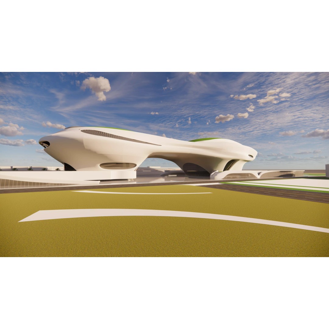 Lucas Narrative Art Museum 3D Model – Architectural Organic Design, Rhino - View 19
