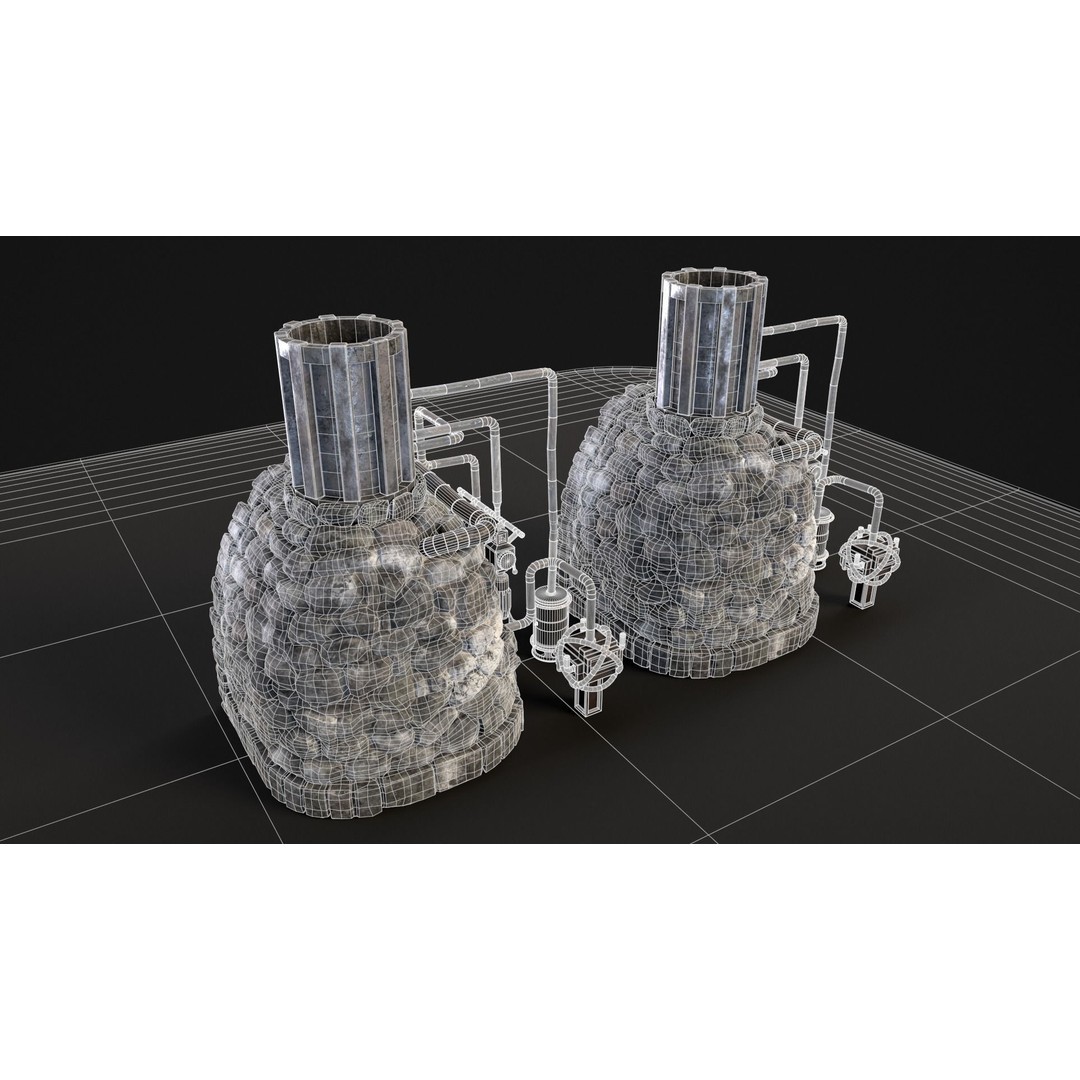 Medieval Alchemy Forge 3D Model – Low Poly Game Asset, FBX - View 42