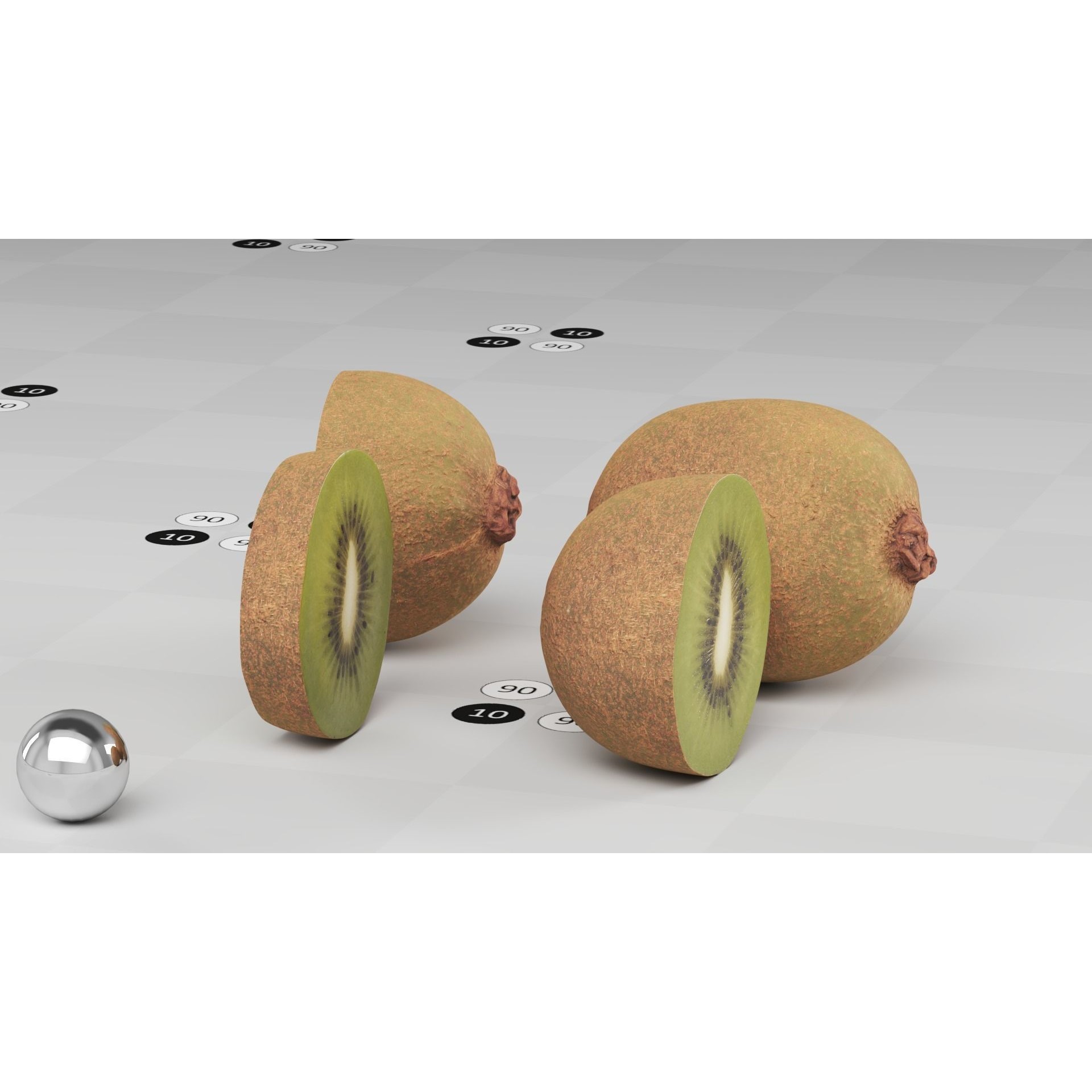 Kiwi - Low-Poly Game-Ready 3D Model - View 10