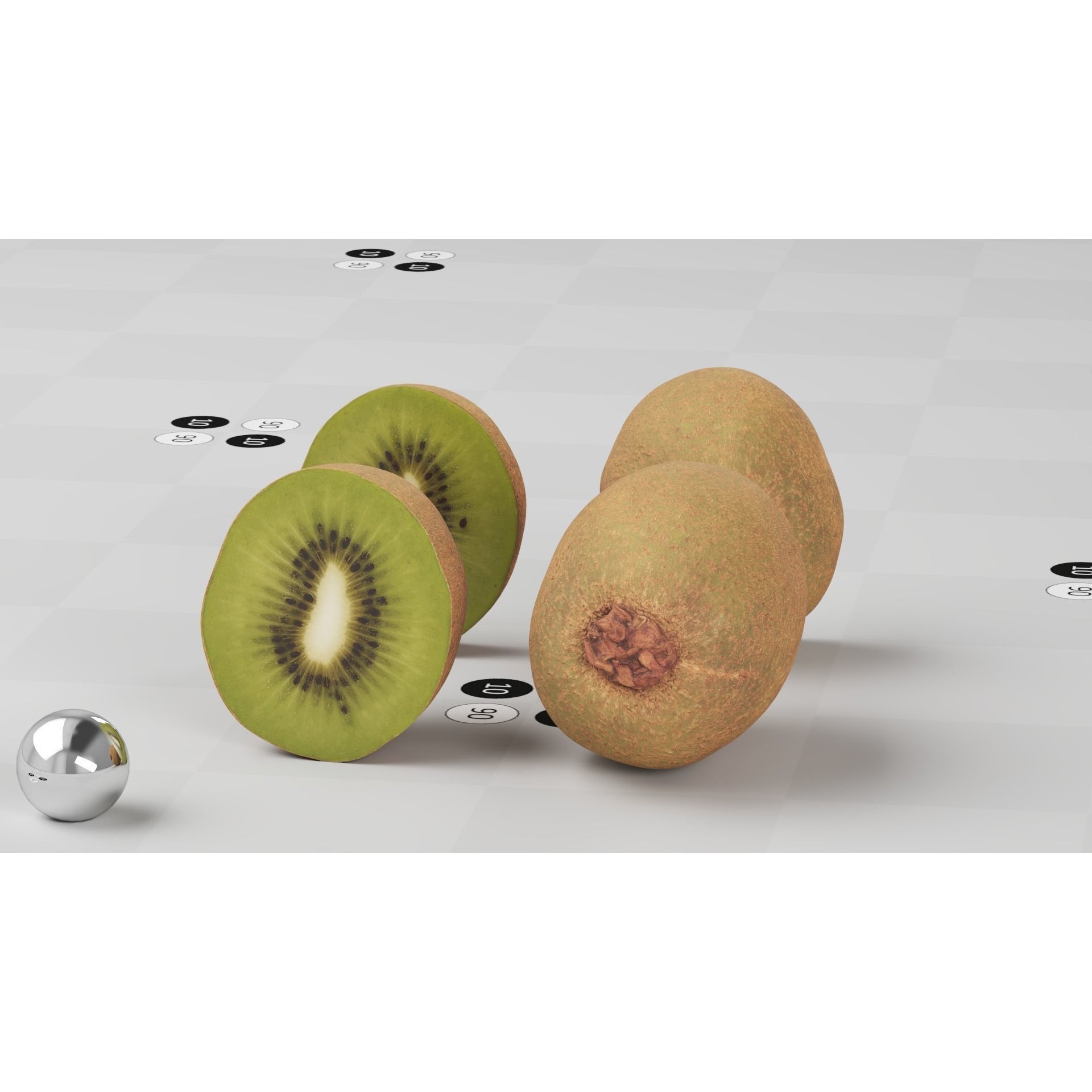 Kiwi - Low-Poly Game-Ready 3D Model - View 13