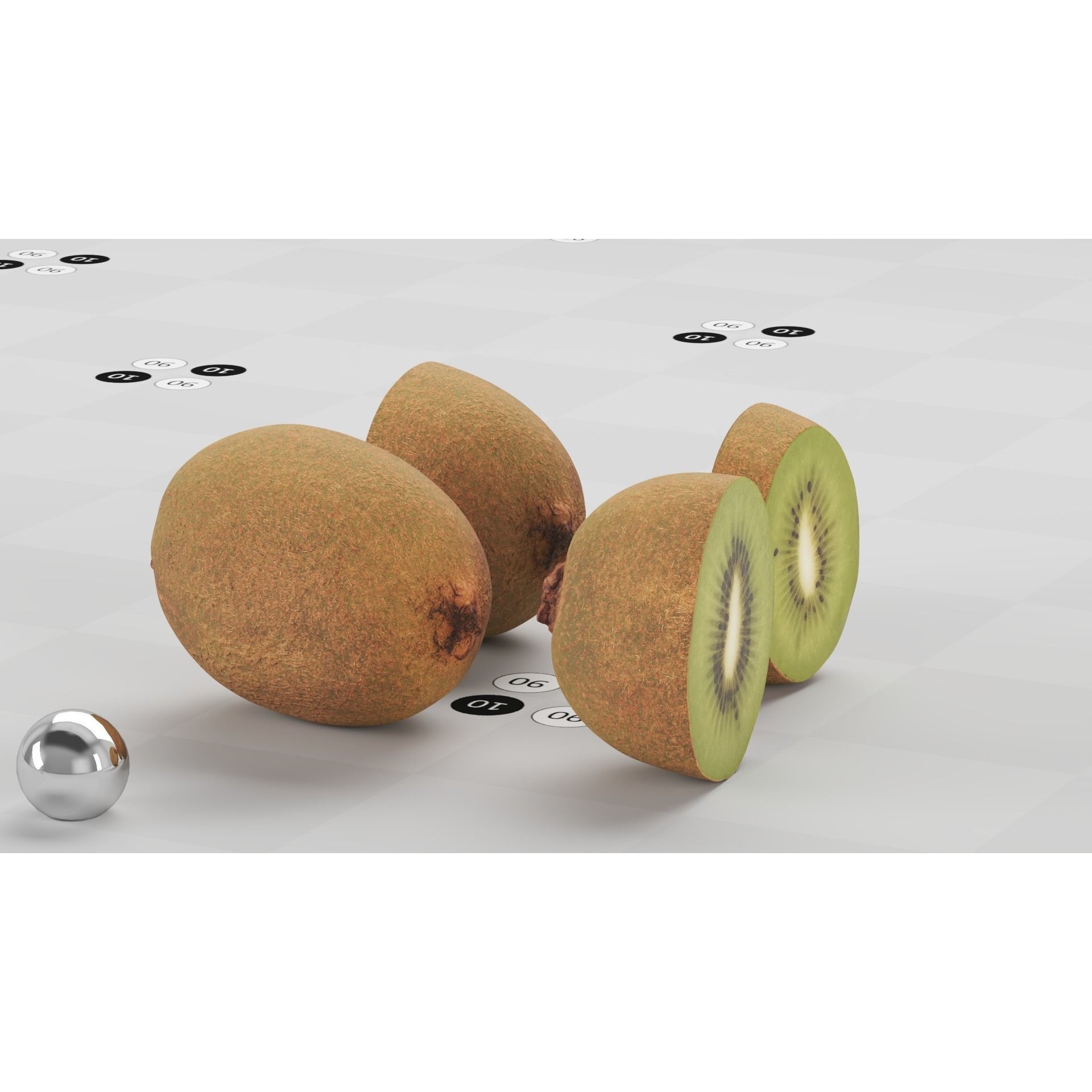 Kiwi - Low-Poly Game-Ready 3D Model - View 17