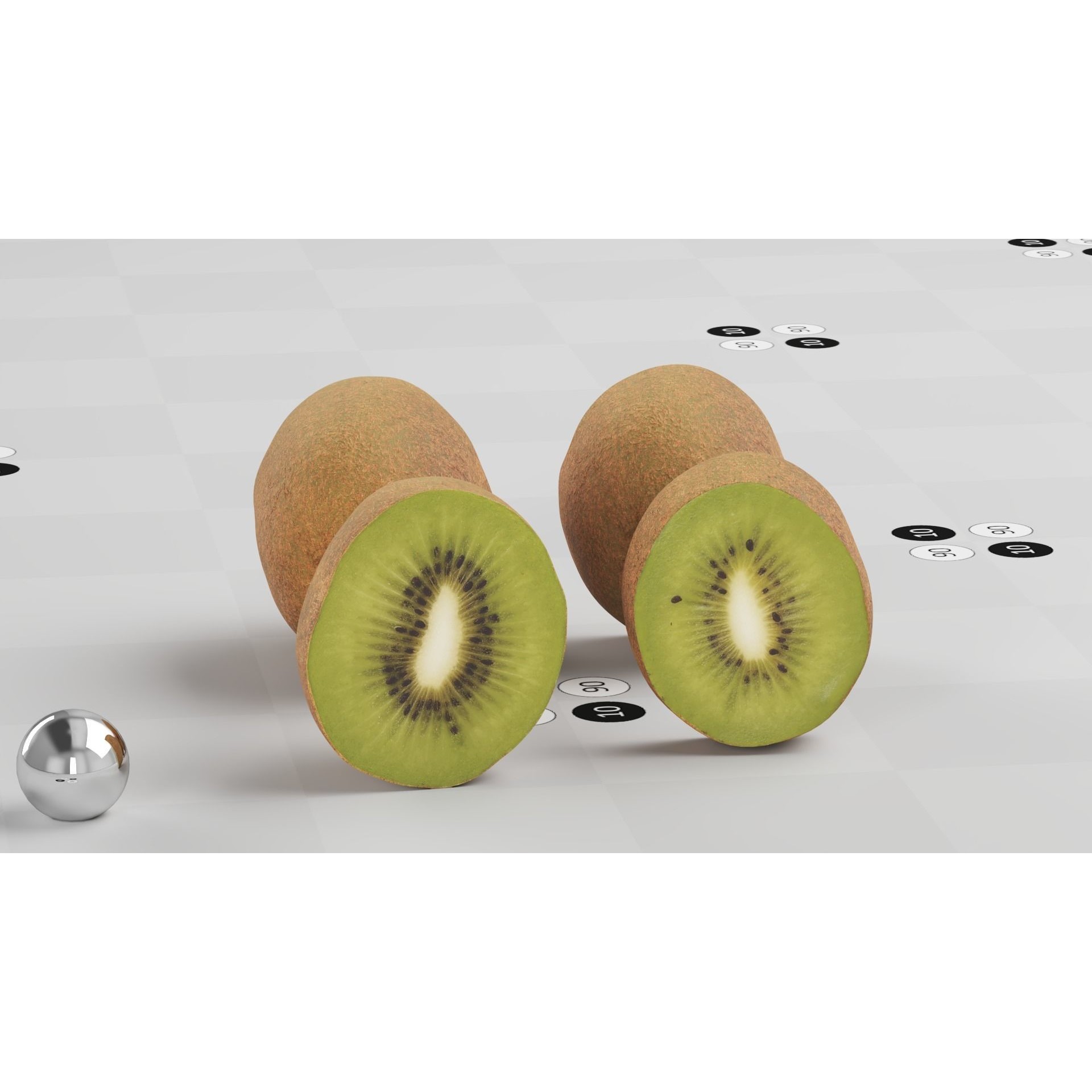 Kiwi - Low-Poly Game-Ready 3D Model - View 19