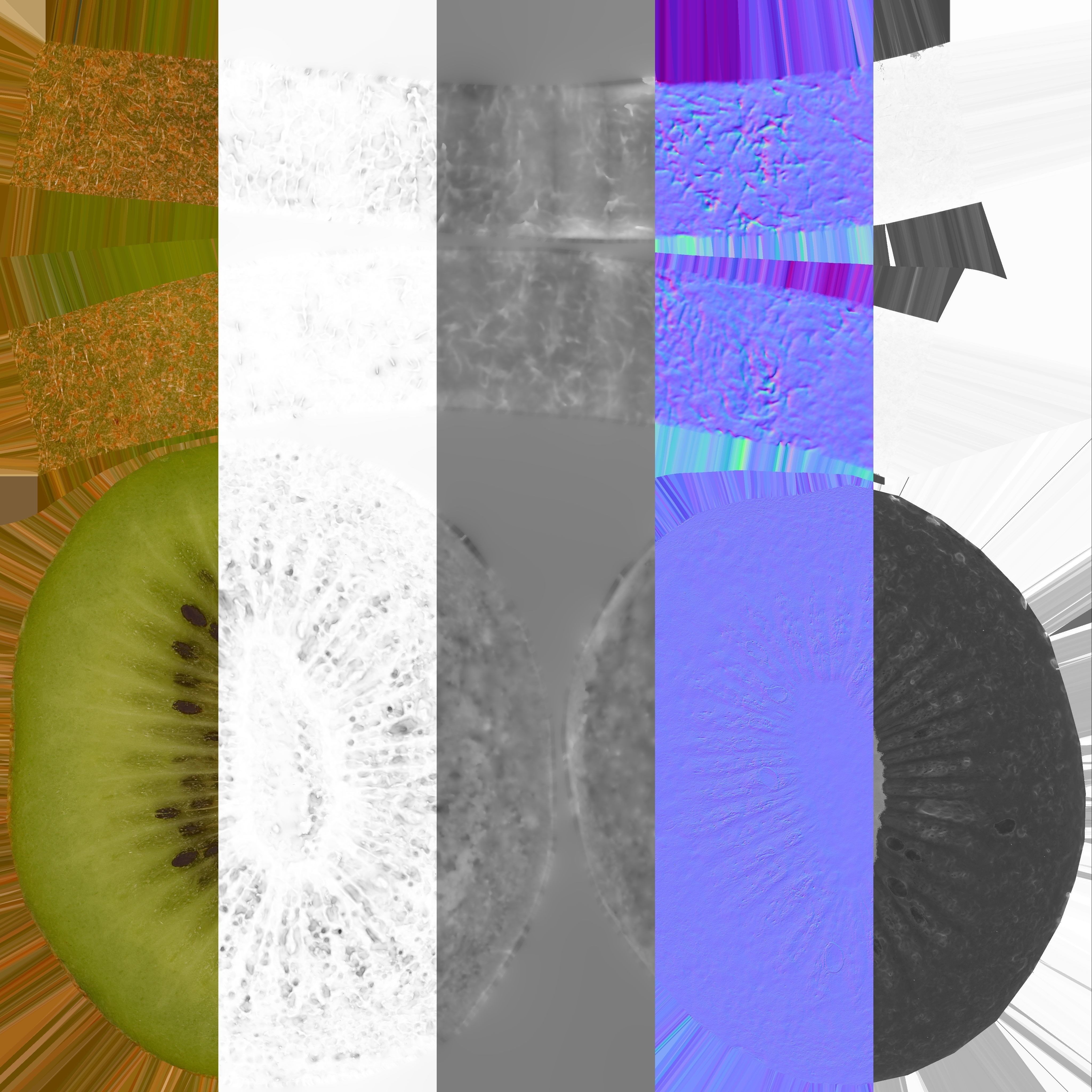 Kiwi - Low-Poly Game-Ready 3D Model - View 25