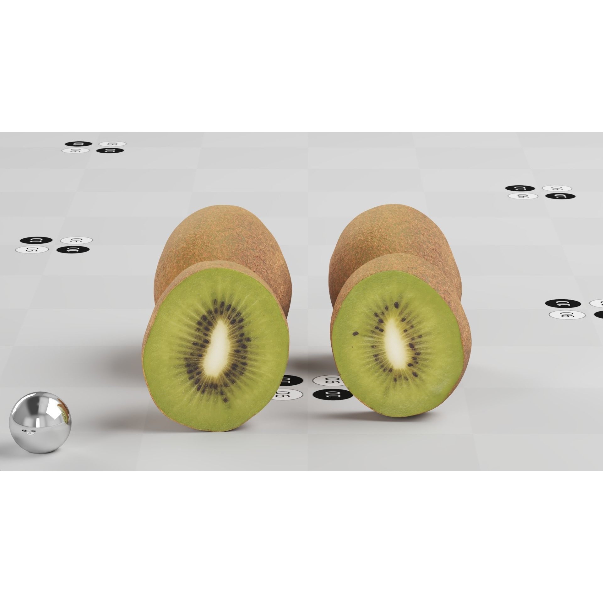 Kiwi - Low-Poly Game-Ready 3D Model - View 9