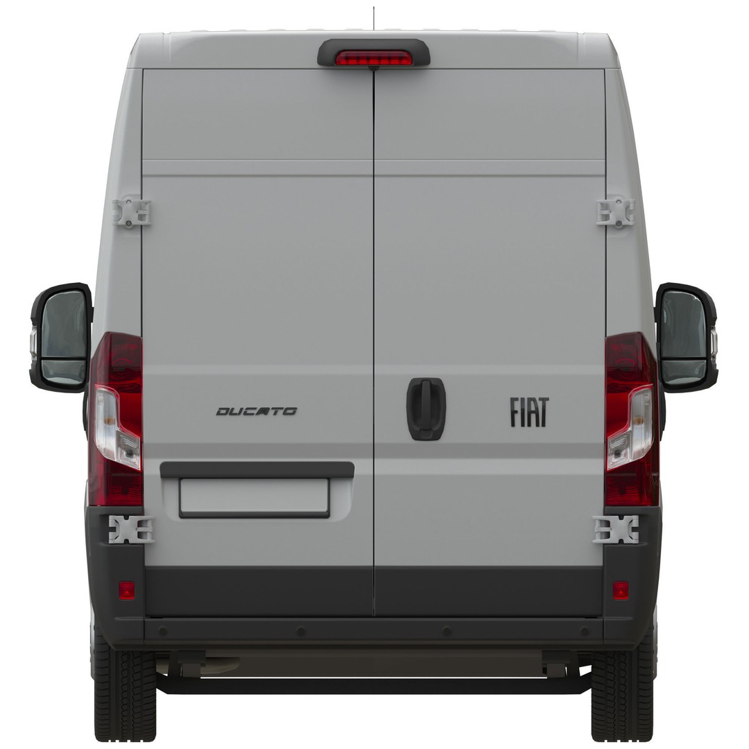 2024 FIAT DUCATO L2H2 3D Model – Detailed Commercial Van, FBX, OBJ - View 10