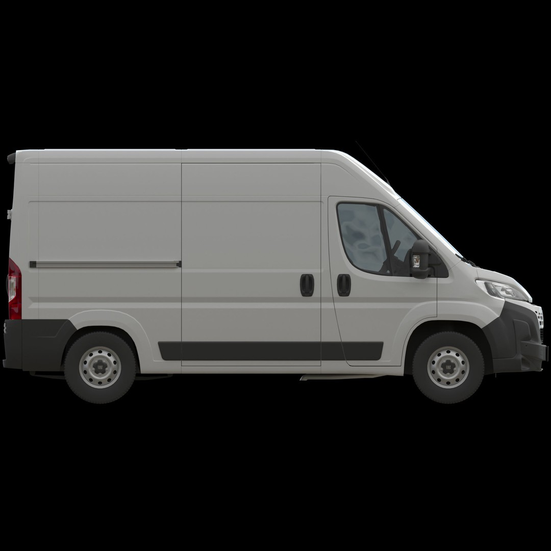 2024 FIAT DUCATO L2H2 3D Model – Detailed Commercial Van, FBX, OBJ - View 11