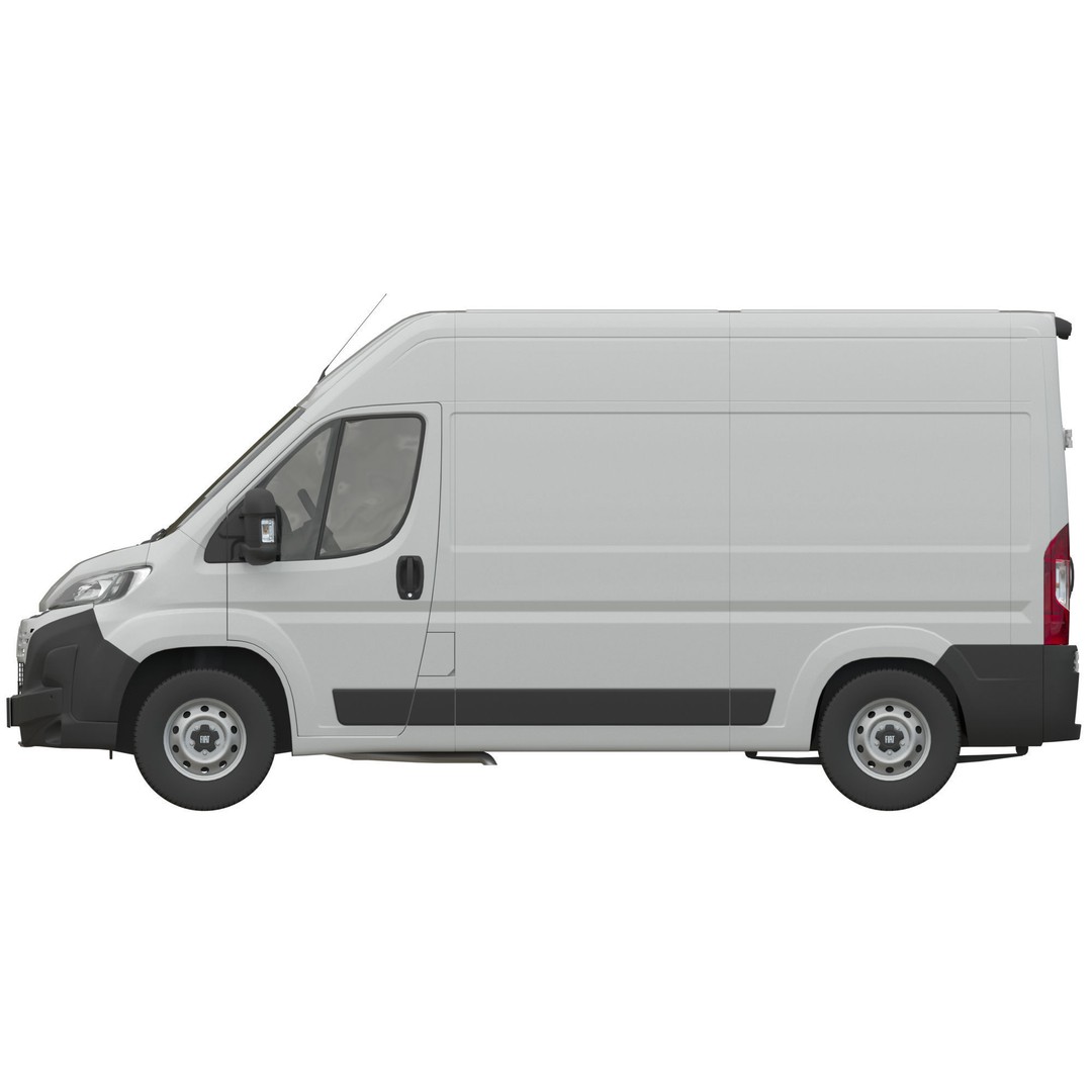 2024 FIAT DUCATO L2H2 3D Model – Detailed Commercial Van, FBX, OBJ - View 12