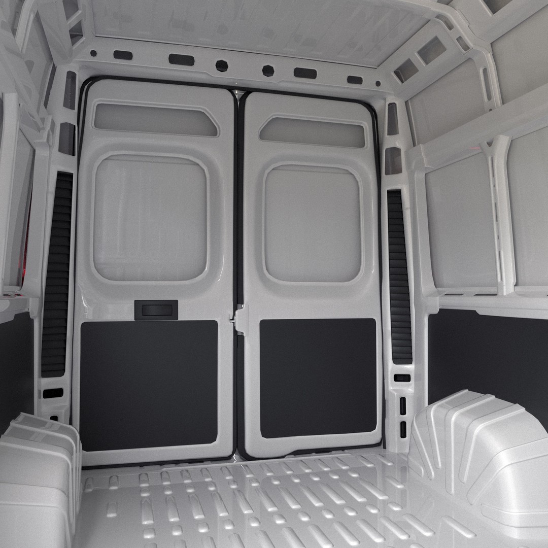 2024 FIAT DUCATO L2H2 3D Model – Detailed Commercial Van, FBX, OBJ - View 24