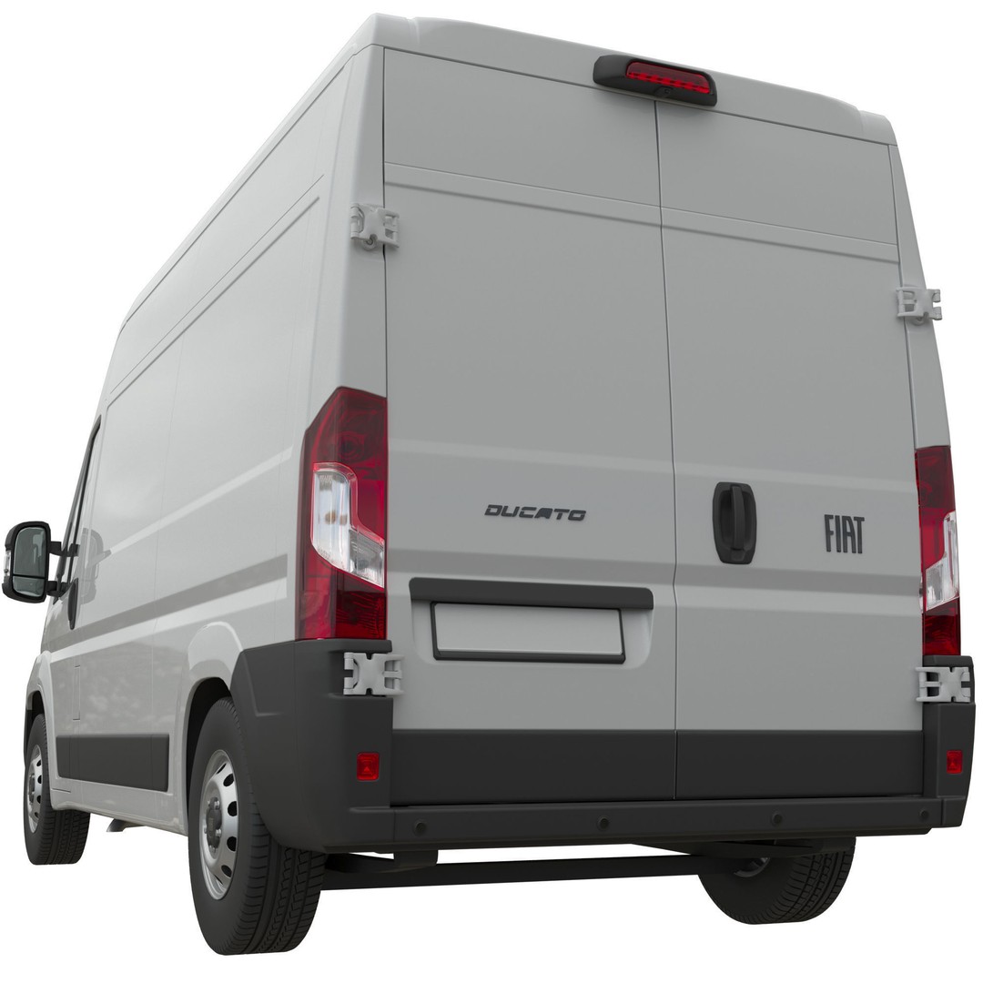 2024 FIAT DUCATO L2H2 3D Model – Detailed Commercial Van, FBX, OBJ - View 5