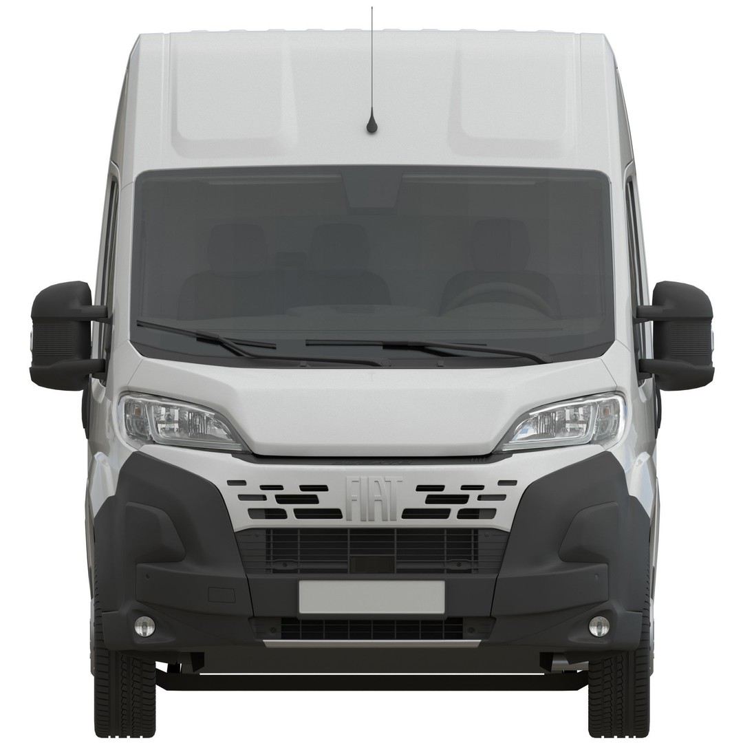 2024 FIAT DUCATO L2H2 3D Model – Detailed Commercial Van, FBX, OBJ - View 9