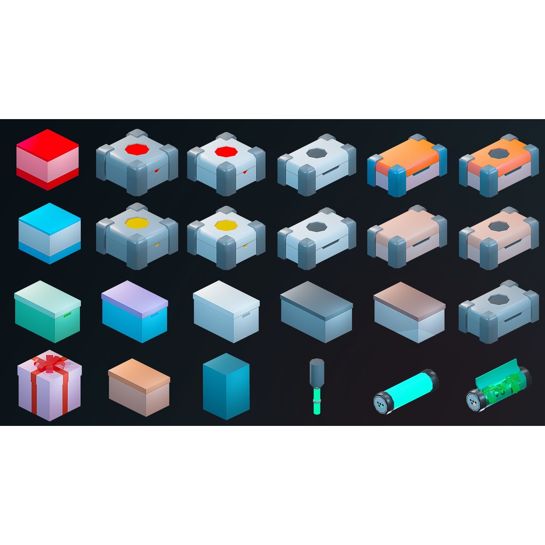 Sci-Fi Rooms 3D Model – Low Poly Interior Pack, FBX, PBR - View 35