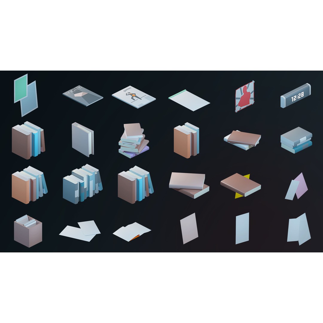 Sci-Fi Rooms 3D Model – Low Poly Interior Pack, FBX, PBR - View 42