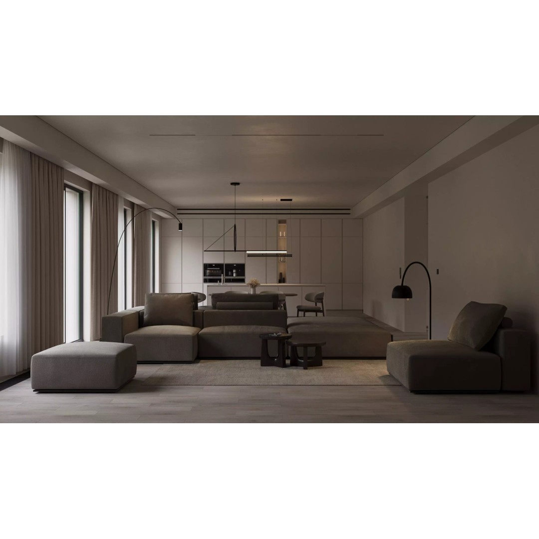 Cozy Apartment 3D Model – Detailed Interior Scene, FBX, OBJ - View 2