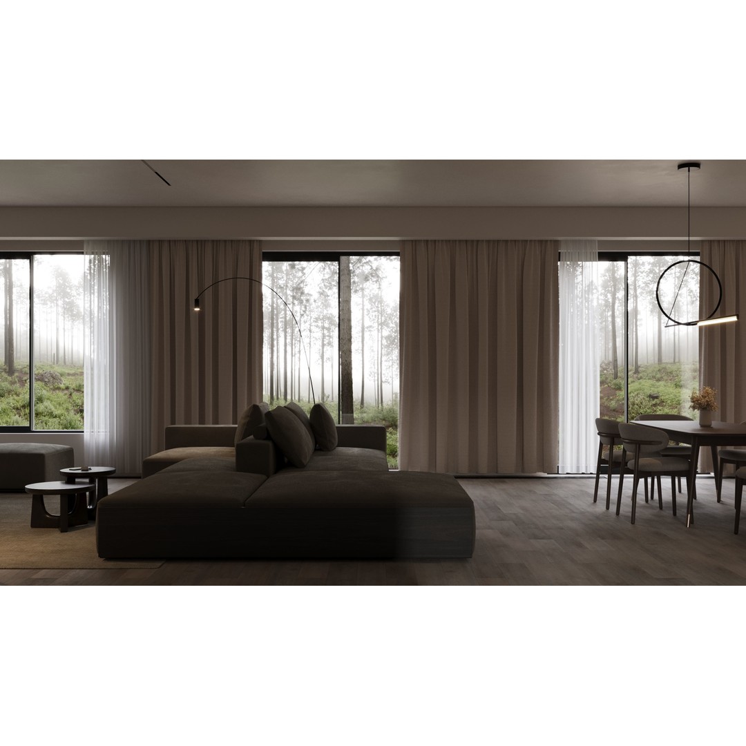Cozy Apartment 3D Model – Detailed Interior Scene, FBX, OBJ - View 6