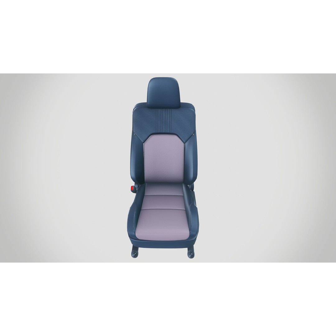 Car Seat 3D Model – Contemporary Design, PBR Textures, FBX & OBJ - View 9