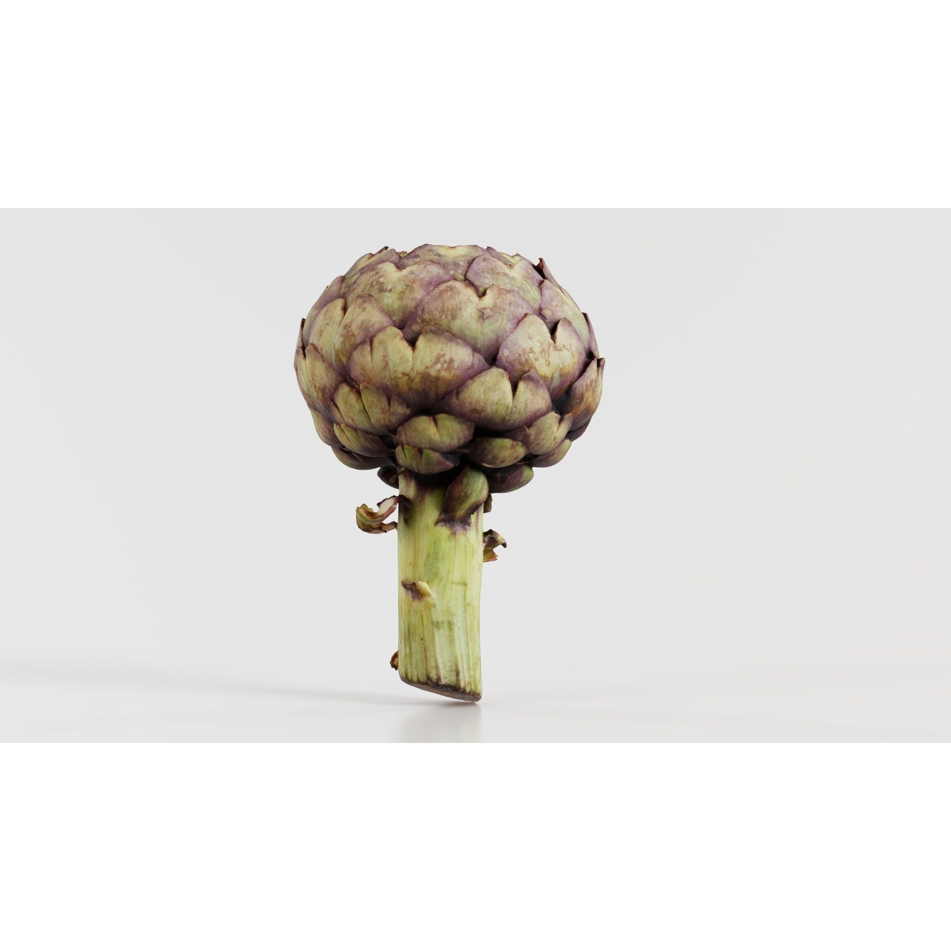 Artichokes - Low-Poly Game-Ready 3D Model - View 3