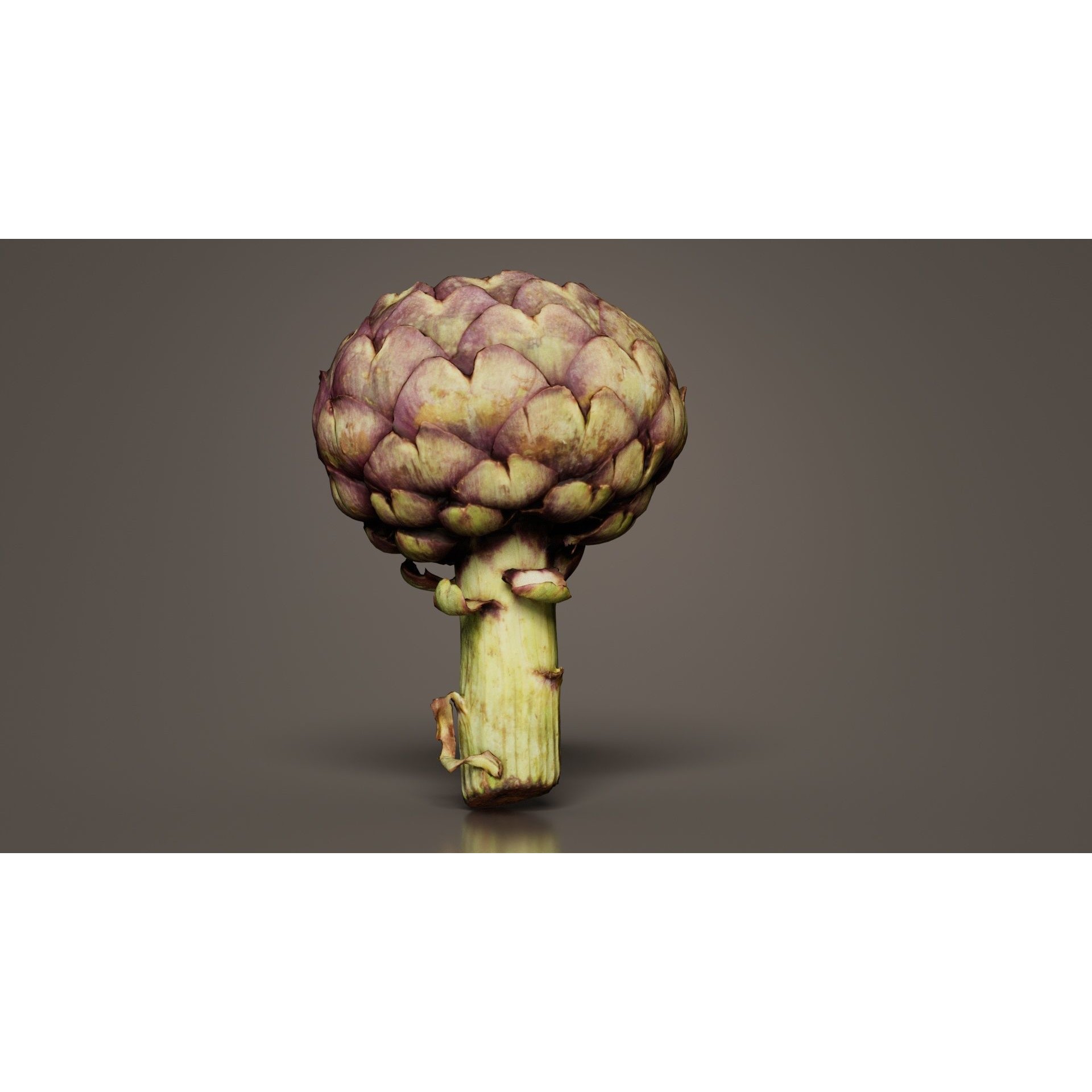 Artichokes - Low-Poly Game-Ready 3D Model - View 4