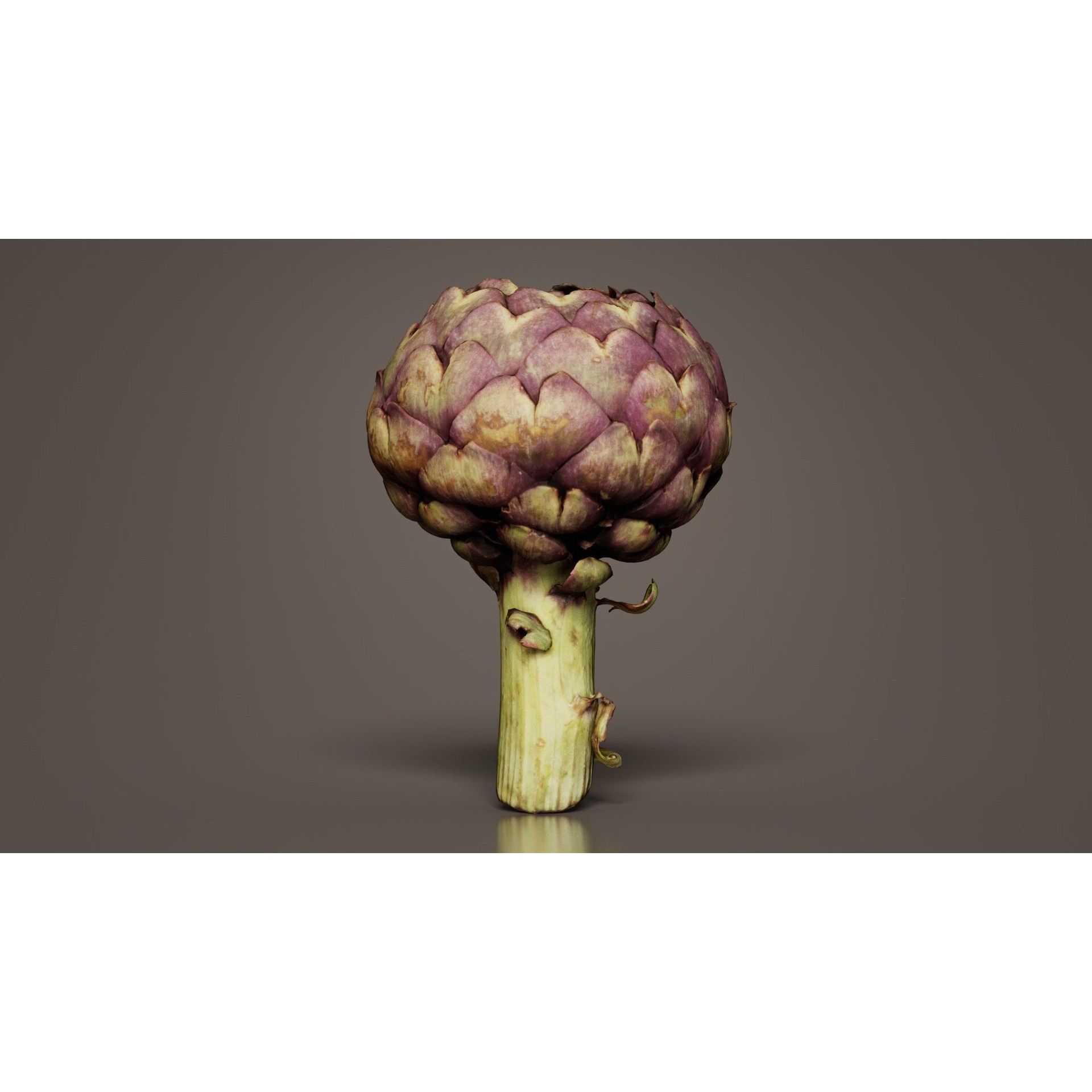 Artichokes - Low-Poly Game-Ready 3D Model - View 6