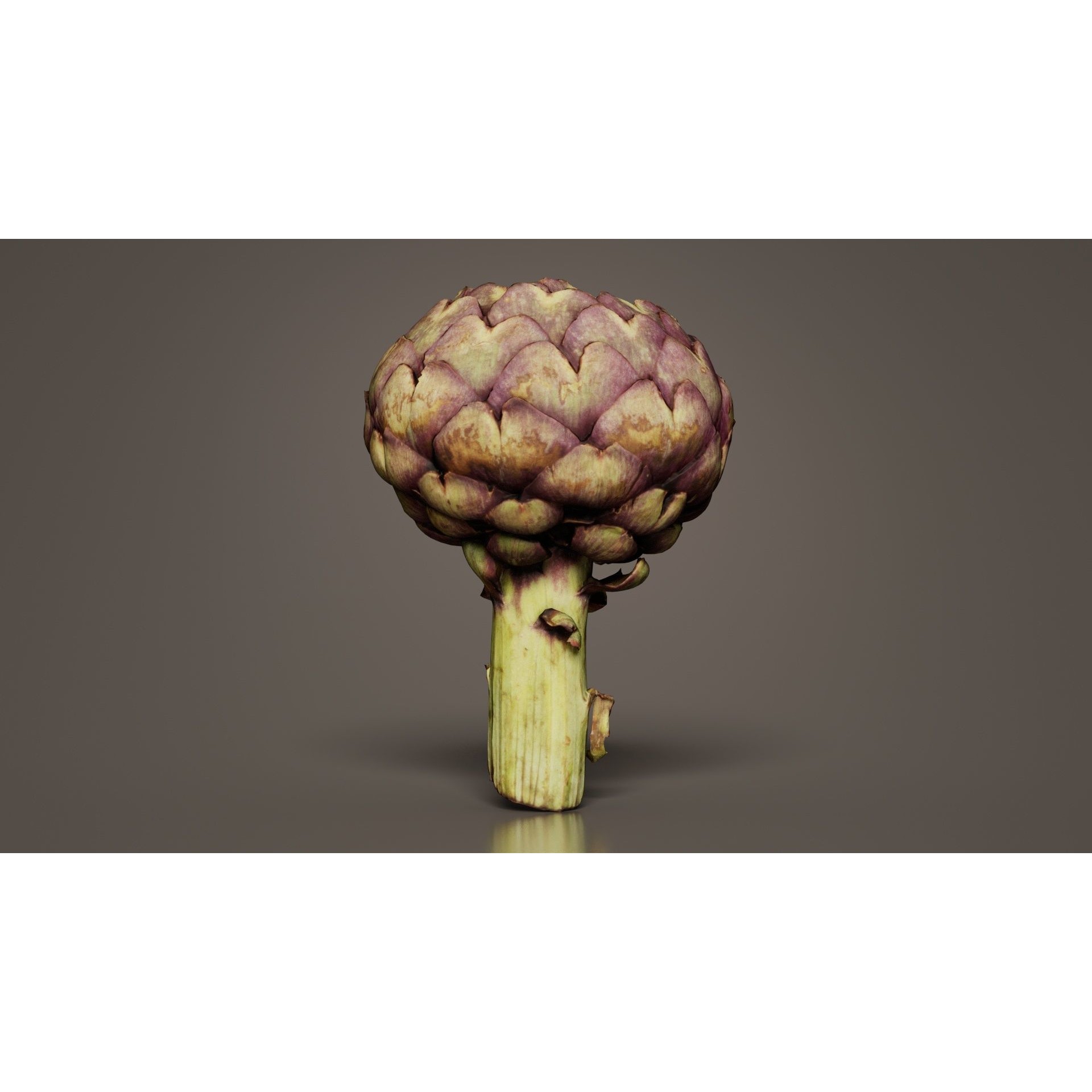 Artichokes - Low-Poly Game-Ready 3D Model - View 8
