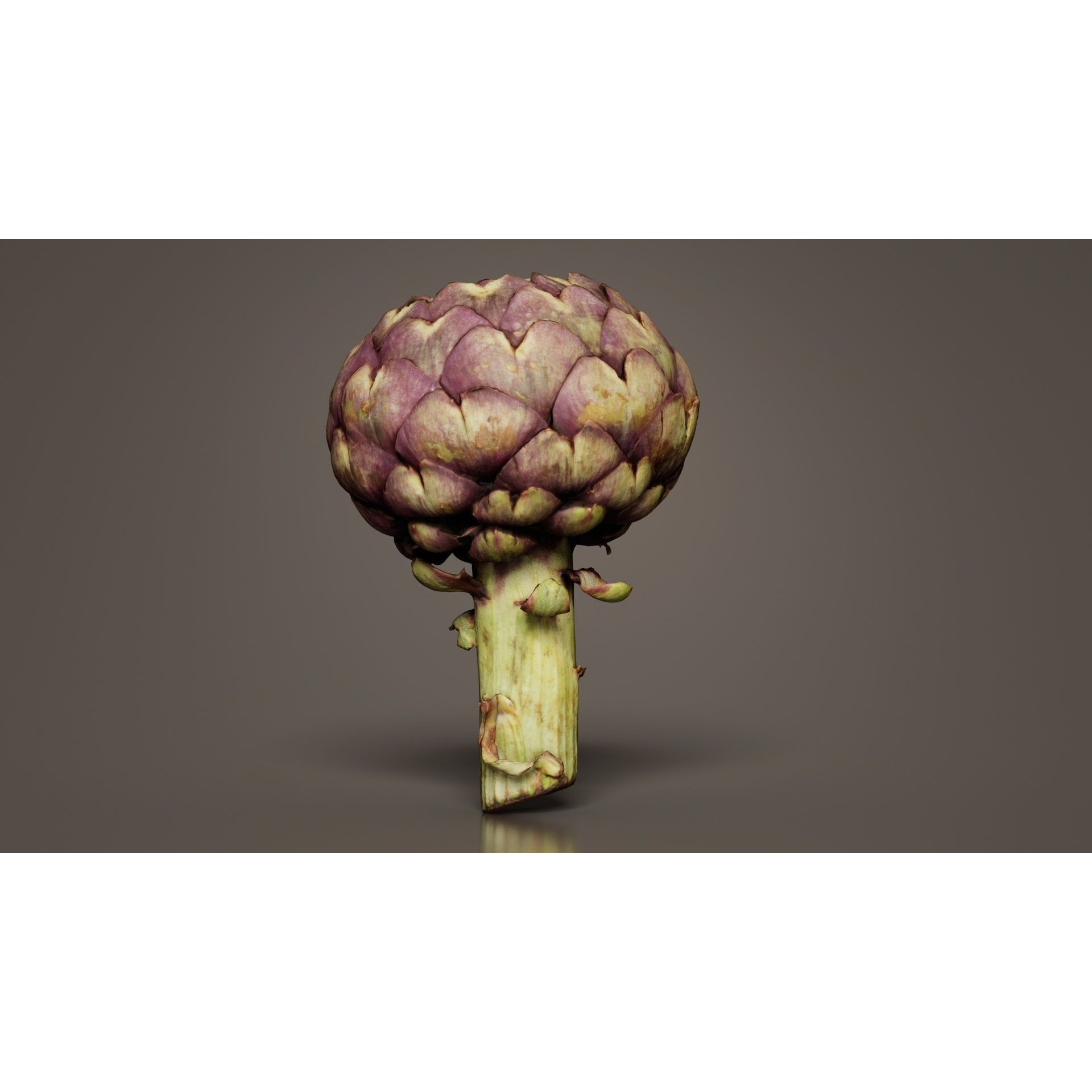 Artichokes - Low-Poly Game-Ready 3D Model - View 9