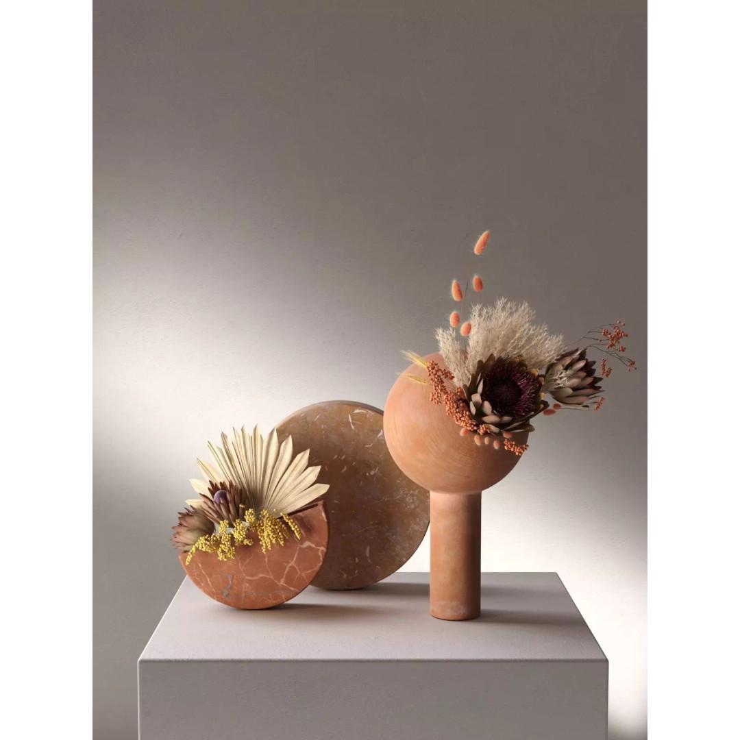 Vase Set 94 3D Model – High Poly Textured Design for Interior Decor - View 2