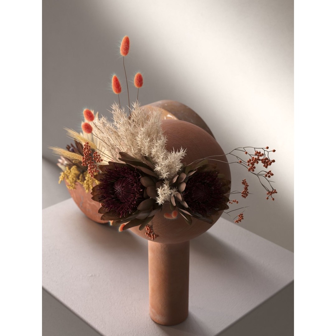 Vase Set 94 3D Model – High Poly Textured Design for Interior Decor - View 3