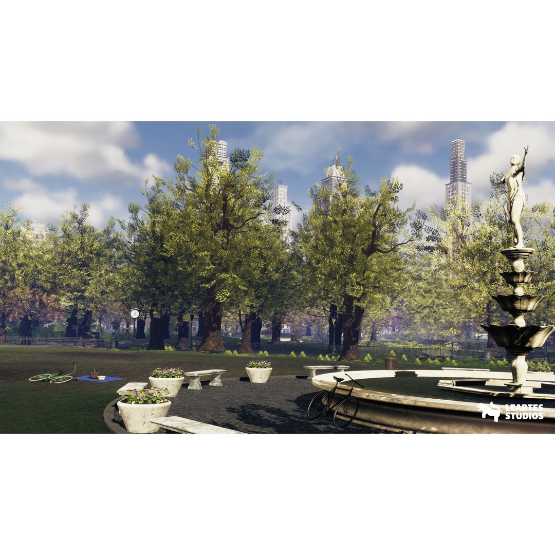 1950s NYC Environment 3D Model – Low Poly Megapack with Vehicles and Props - View 16