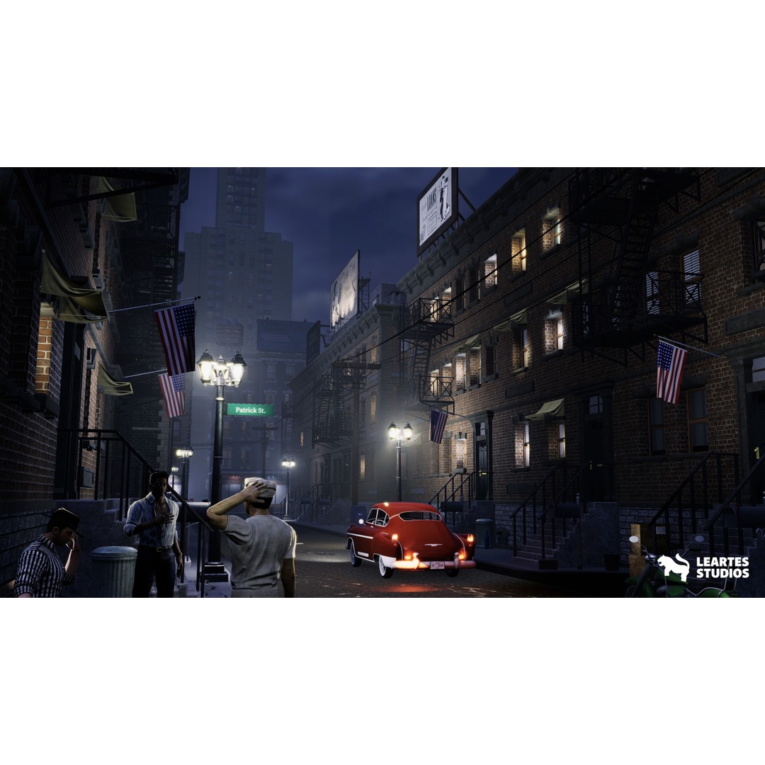1950s NYC Environment 3D Model – Low Poly Megapack with Vehicles and Props - View 20