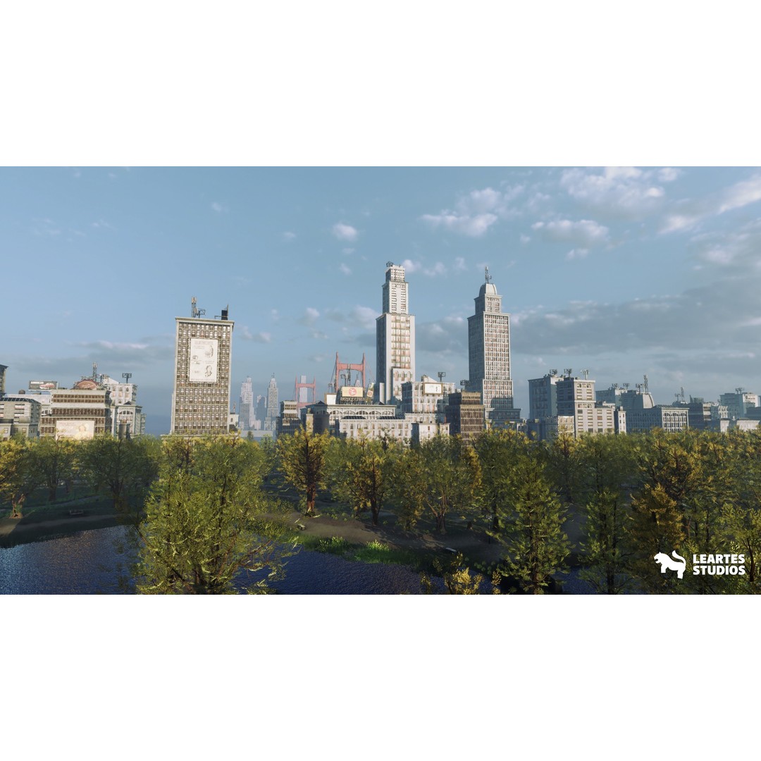 1950s NYC Environment 3D Model – Low Poly Megapack with Vehicles and Props - View 6