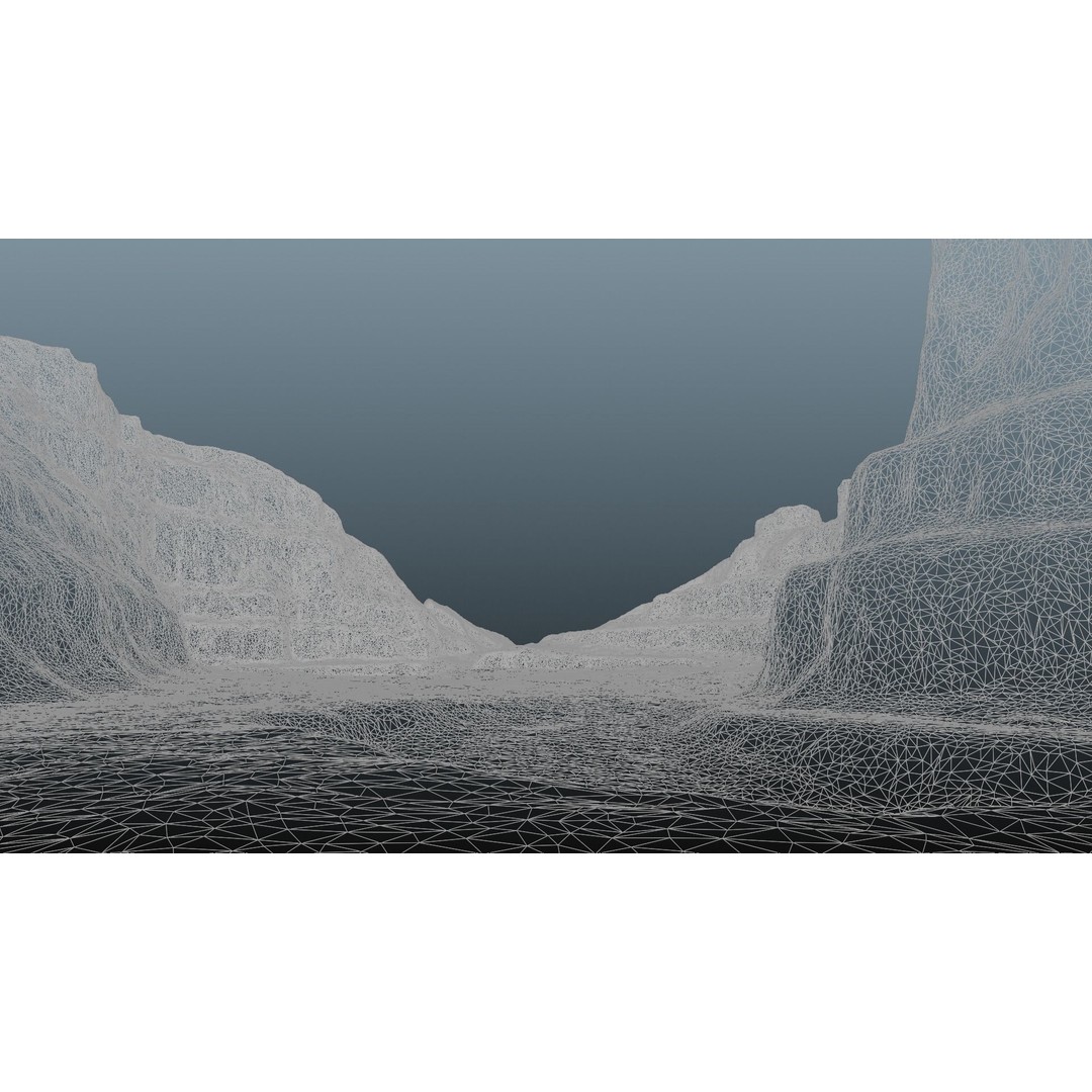 Open Pit Mine 3D Model – Detailed Landscape Asset, FBX, PBR Textures - View 40