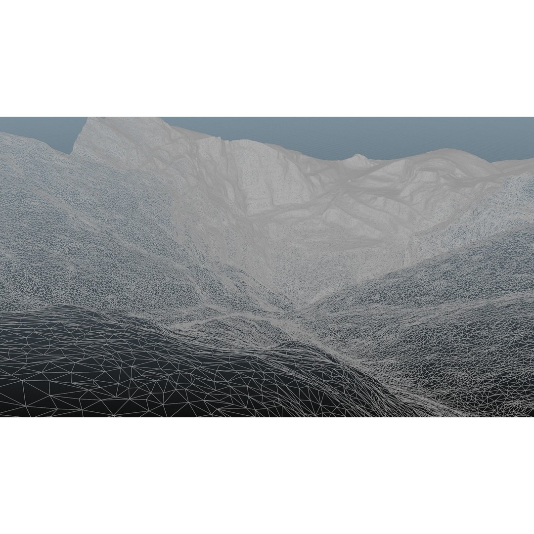 Open Pit Mine 3D Model – Detailed Landscape Asset, FBX, PBR Textures - View 42
