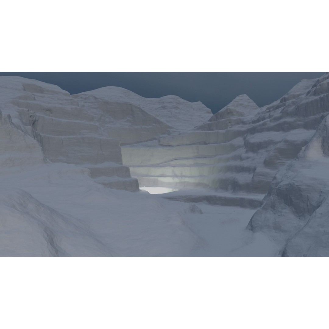 Open Pit Mine 3D Model – Detailed Landscape Asset, FBX, PBR Textures - View 6