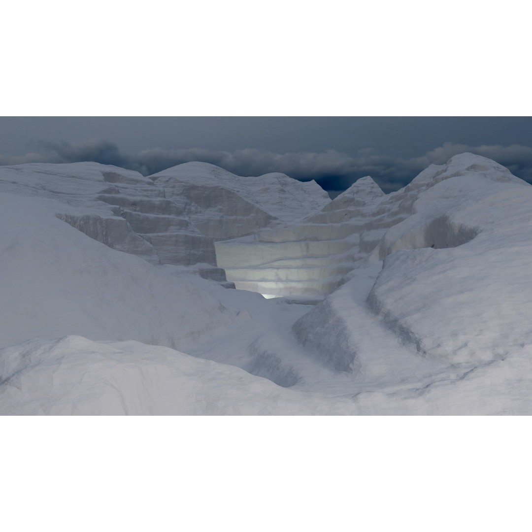Open Pit Mine 3D Model – Detailed Landscape Asset, FBX, PBR Textures - View 7