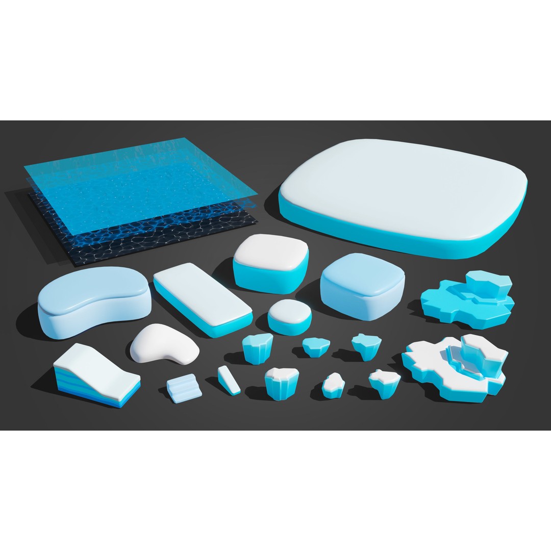 Winter 3D Model – Low Poly Asset Pack for Games and VR, FBX - View 19