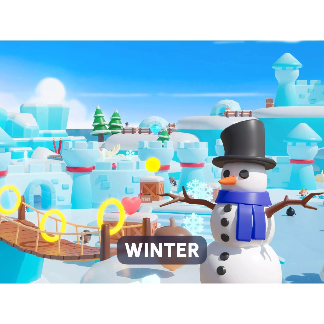 Winter 3D Model – Low Poly Asset Pack for Games and VR, FBX - View 2