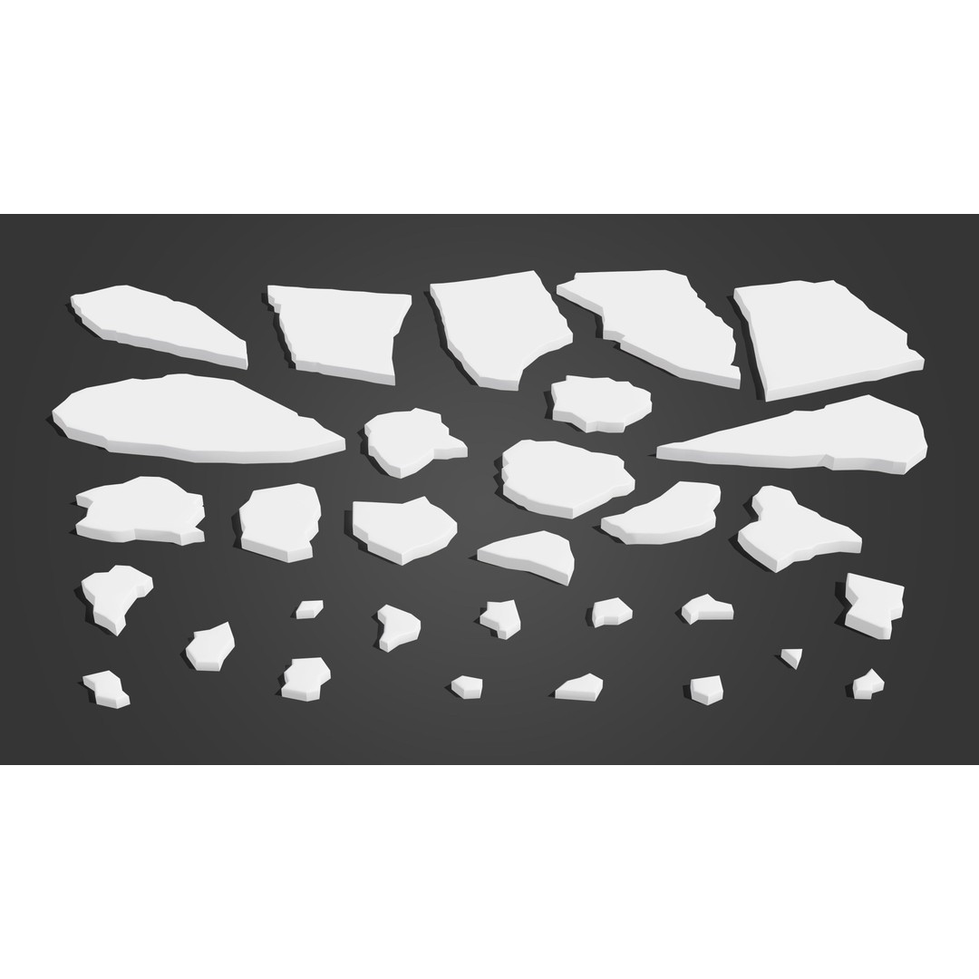 Winter 3D Model – Low Poly Asset Pack for Games and VR, FBX - View 20