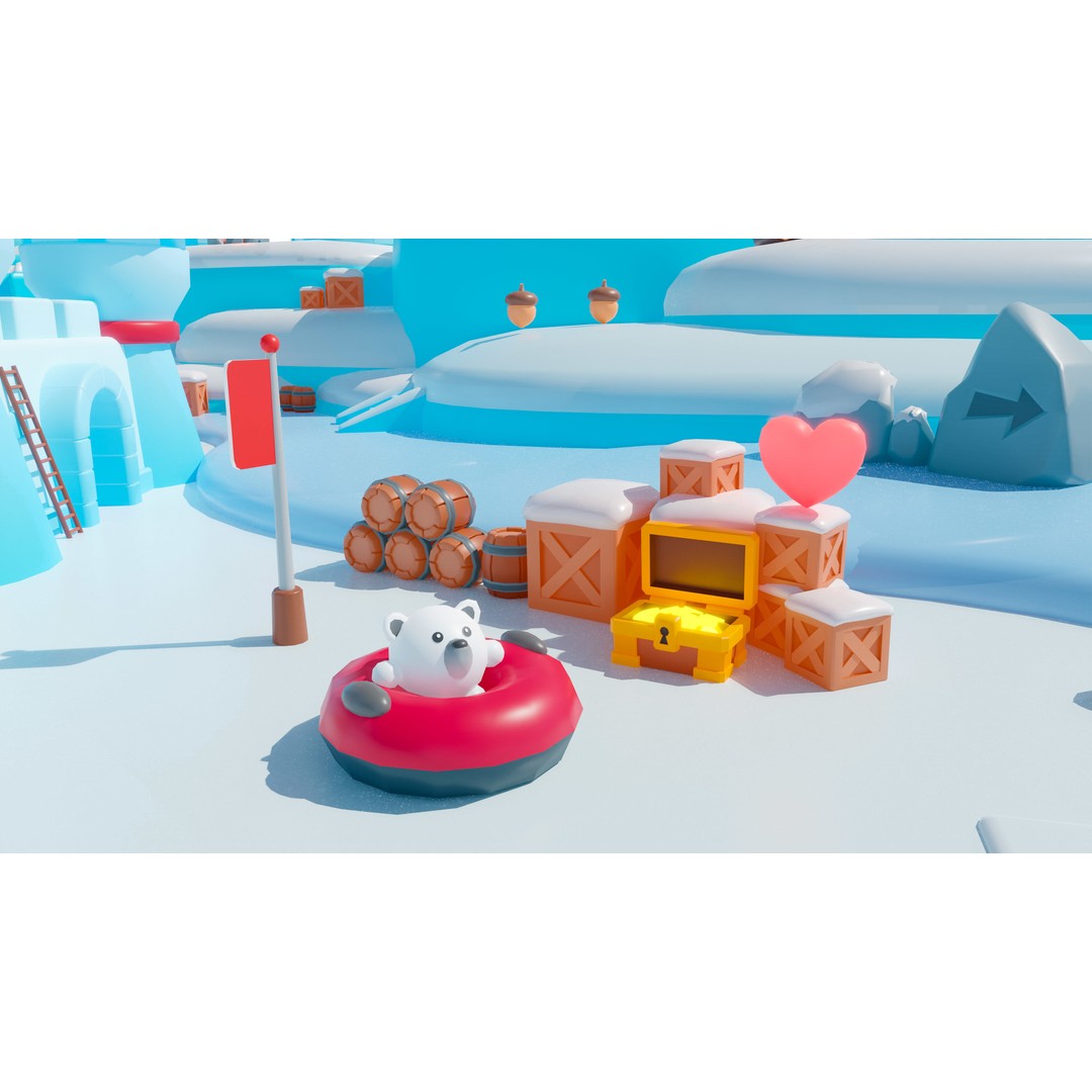 Winter 3D Model – Low Poly Asset Pack for Games and VR, FBX - View 5