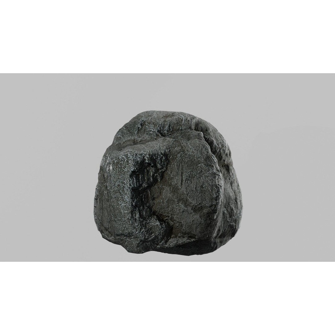 Cliff Rocks 3D Model – Low Poly Game Asset, FBX & OBJ Formats - View 18