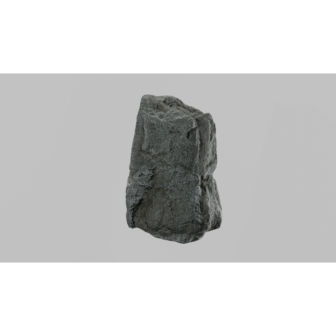 Cliff Rocks 3D Model – Low Poly Game Asset, FBX & OBJ Formats - View 19