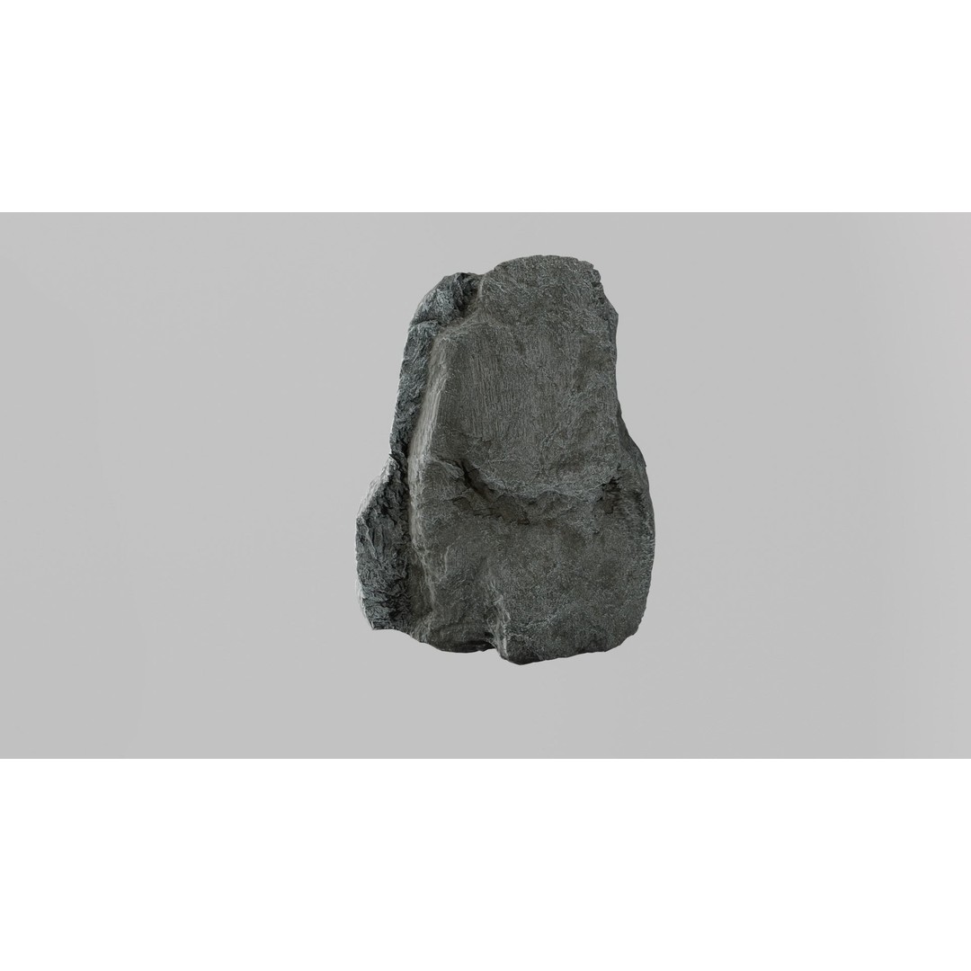Cliff Rocks 3D Model – Low Poly Game Asset, FBX & OBJ Formats - View 20