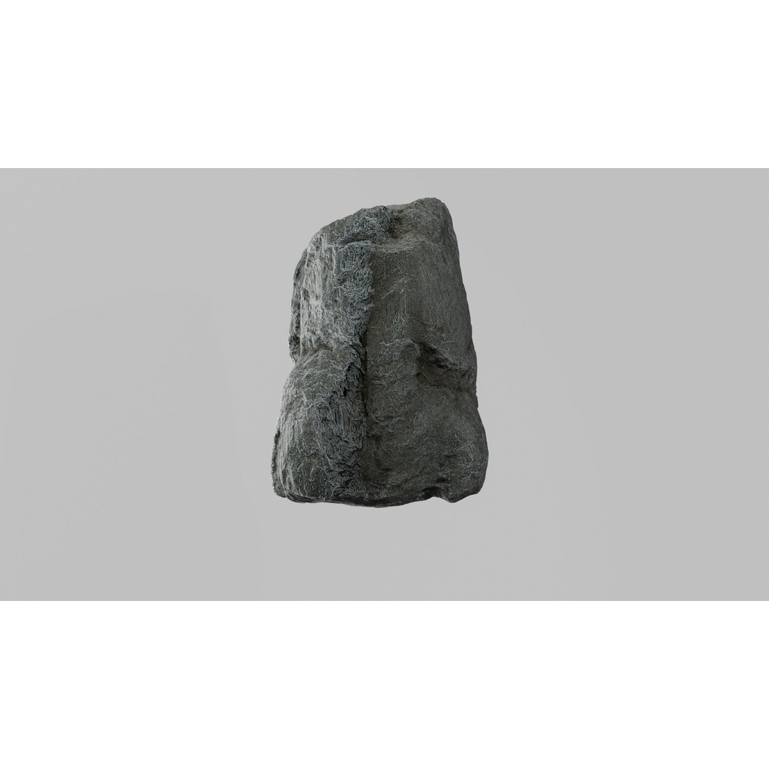 Cliff Rocks 3D Model – Low Poly Game Asset, FBX & OBJ Formats - View 21