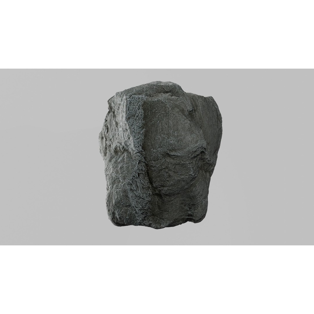 Cliff Rocks 3D Model – Low Poly Game Asset, FBX & OBJ Formats - View 22